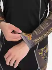 Золотой рашгард мужской, компрессионный