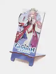 Деревянная подставка под телефон по игре "Genshin Impact", Яэ Мико