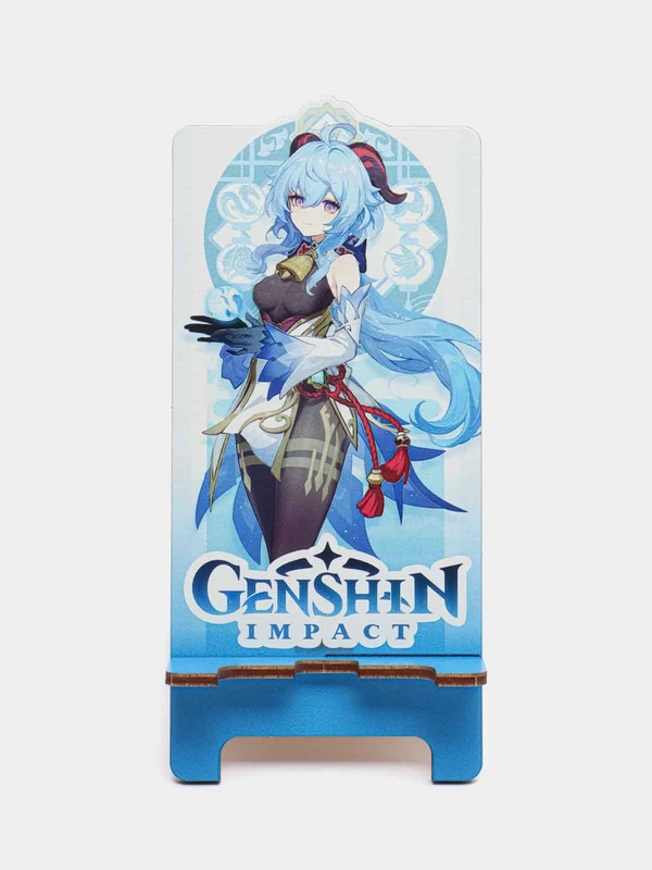Деревянная подставка под телефон по игре "Genshin Impact", Гань Юй