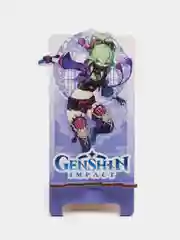 Деревянная подставка под телефон по игре "Genshin Impact", Синобу