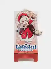 Деревянная подставка под телефон по игре "Genshin Impact", Кли