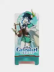 Деревянная подставка под телефон по игре "Genshin Impact", Венти