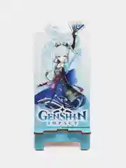 Деревянная подставка под телефон по игре "Genshin Impact", Аяка