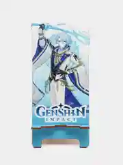 Деревянная подставка под телефон по игре "Genshin Impact", Аято