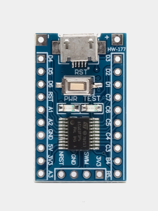 Отладочная USB плата на микроконтроллере STM8S103F3P6