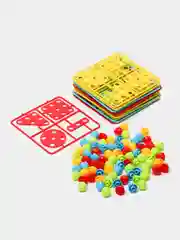 Разноцветный 3d конструктор, разные виды
