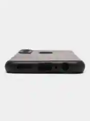 Черный чехол Huawei Y6P (Хуавей У6П), силиконовый, цветной, матовый, с подкладом из микрофибры