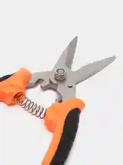 Оранжевый секатор садовый , сучкорез для кустов