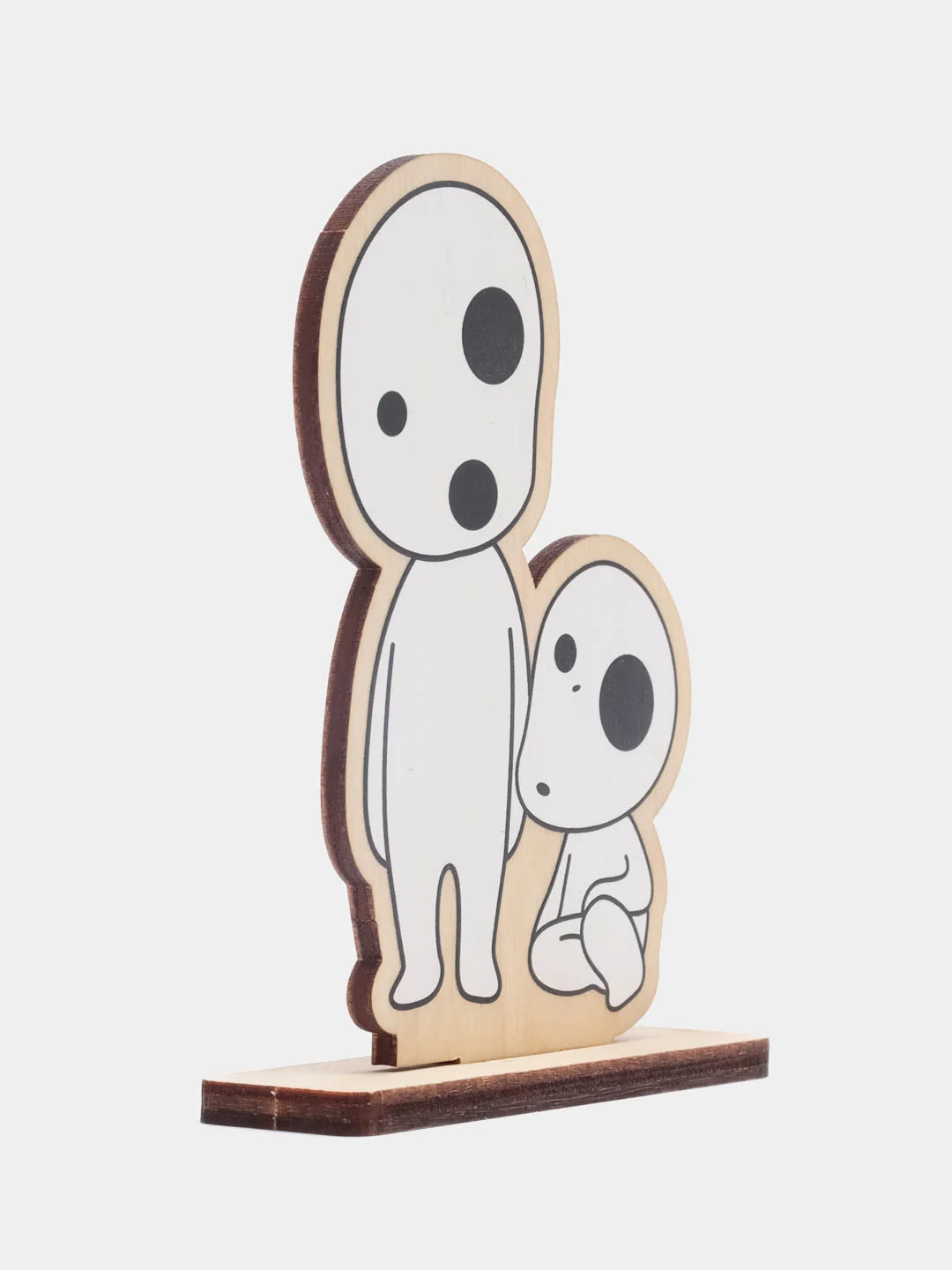 Деревянная 2D фигурка по аниме "Принцесса Мононоке", Кодама