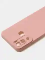 Пудровый чехол для Infinix Hot 12i матовый, с дополнительной защитой камеры