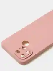Пудровый чехол для Infinix Smart 6, матовый, с дополнительной защитой камеры