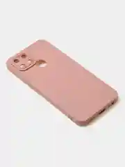 Пудровый чехол для Infinix Smart 6, матовый, с дополнительной защитой камеры