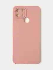 Пудровый чехол для Infinix Smart 6, матовый, с дополнительной защитой камеры