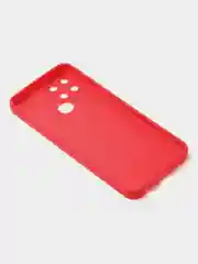 Красный чехол для Infinix Smart 6, матовый, с дополнительной защитой камеры