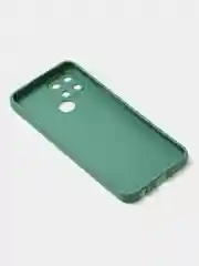 Зеленый чехол для Infinix Smart 6, матовый, с дополнительной защитой камеры