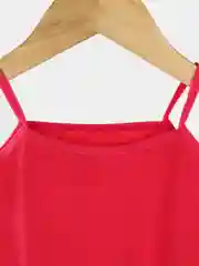Красный комплект нижнего белья для девочек DANNI Basic, трусы+майка, от 1 года до 12 лет