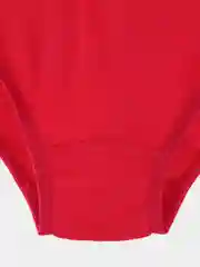 Красный комплект нижнего белья для девочек DANNI Basic, трусы+майка, от 1 года до 12 лет