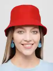 Красный панама однотонная мужская, женская