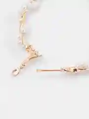 Серьги женские кольца, круглые, с жемчугом