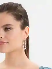 Серьги женские кольца, круглые, с жемчугом