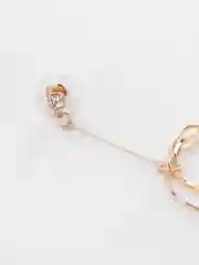 Серьги кольца, круглые, конго
