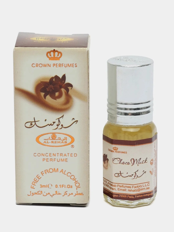 Масляные духи Al Rehab Choco Musk, 3 мл