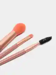 Набор кисточек для макияжа в кожаном чехле, 8 штук