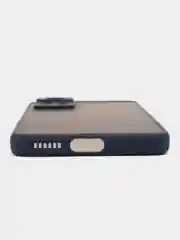 Темно-синий чехол Xiaomi Redmi Note 11 Pro / Redmi Note 12 пластиковый матовый цветными кнопками