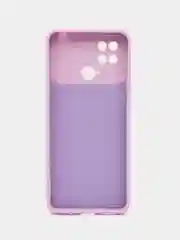Сиреневый чехол Xiaomi Redmi 10C / Poco C40, Сяоми Редми 10С, силиконовый, с мягким подкладом