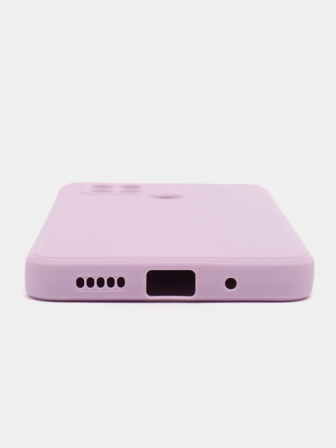 Сиреневый чехол Xiaomi Redmi 10C / Poco C40, Сяоми Редми 10С, силиконовый, с мягким подкладом