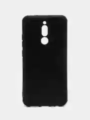 Угольный чехол Xiaomi Redmi 8, Сяоми Редми 8 силиконовый, имитация кожи