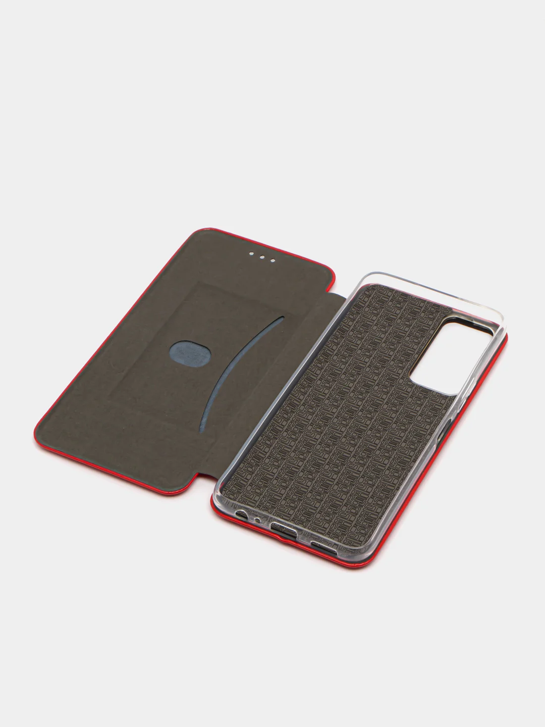 Красный чехол-книжка для Tecno Camon 18, 18P (Техно Камон 18, 18Р)