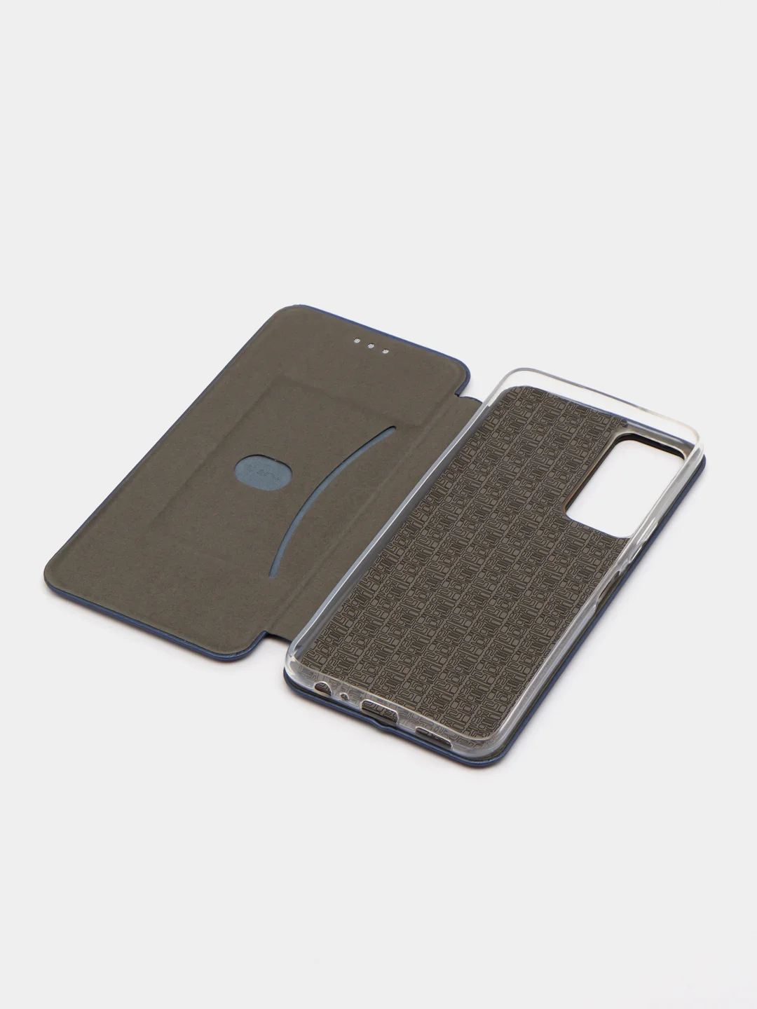 Синий чехол-книжка для Tecno Camon 18, 18P (Техно Камон 18, 18Р)
