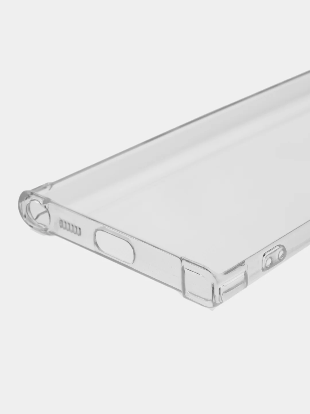 Прозрачный чехол Samsung Galaxy S22 Ultra, Самсунг С22 Ультра прозрачный, силиконовый, противоударный