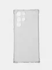 Прозрачный чехол Samsung Galaxy S22 Ultra, Самсунг С22 Ультра прозрачный, силиконовый, противоударный