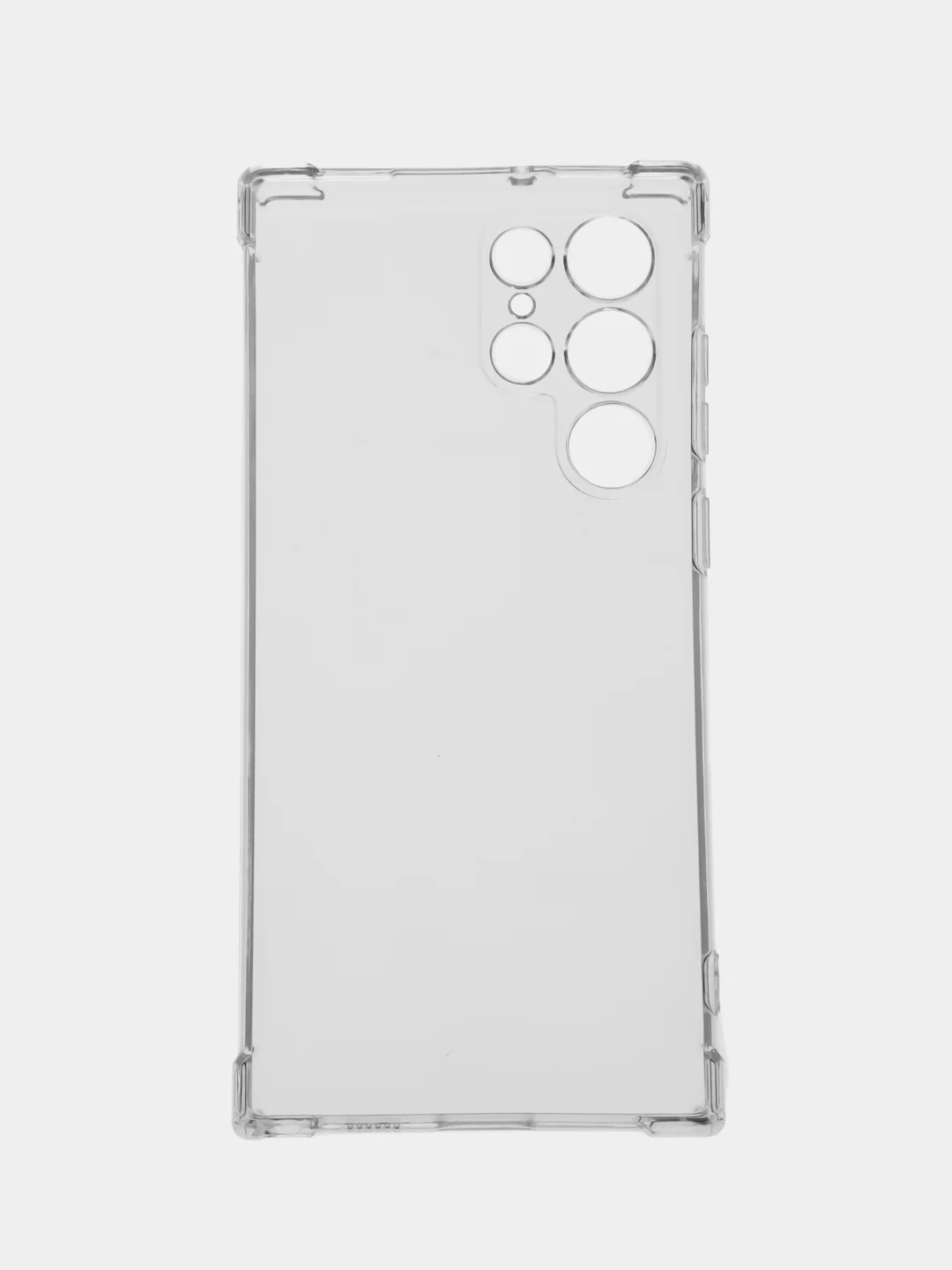 Прозрачный чехол Samsung Galaxy S22 Ultra, Самсунг С22 Ультра прозрачный, силиконовый, противоударный