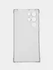 Прозрачный чехол Samsung Galaxy S22 Ultra, Самсунг С22 Ультра прозрачный, силиконовый, противоударный