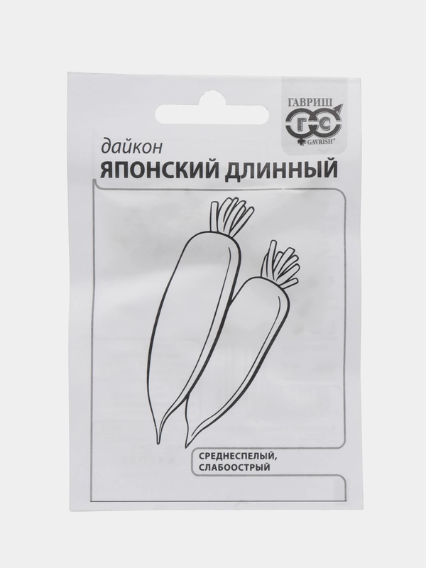 Семена Дайкон "Японский длинный", 1 гр, ООО "Гавриш"