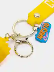 Желтый брелок для ключей и рюкзака
