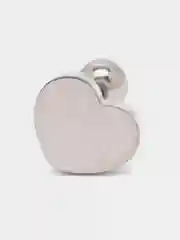 Серебряный лабрет-серьга сердце