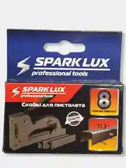 Скобы для строительного степлера SparkLux, пистолета, закаленные, тип 53, 1000 шт, 5 размеров