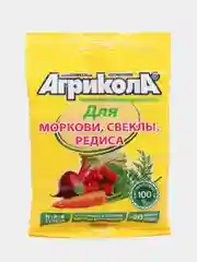 Набор 2 шт удобрение для моркови, свеклы, редиса Агрикола, 2х50гр