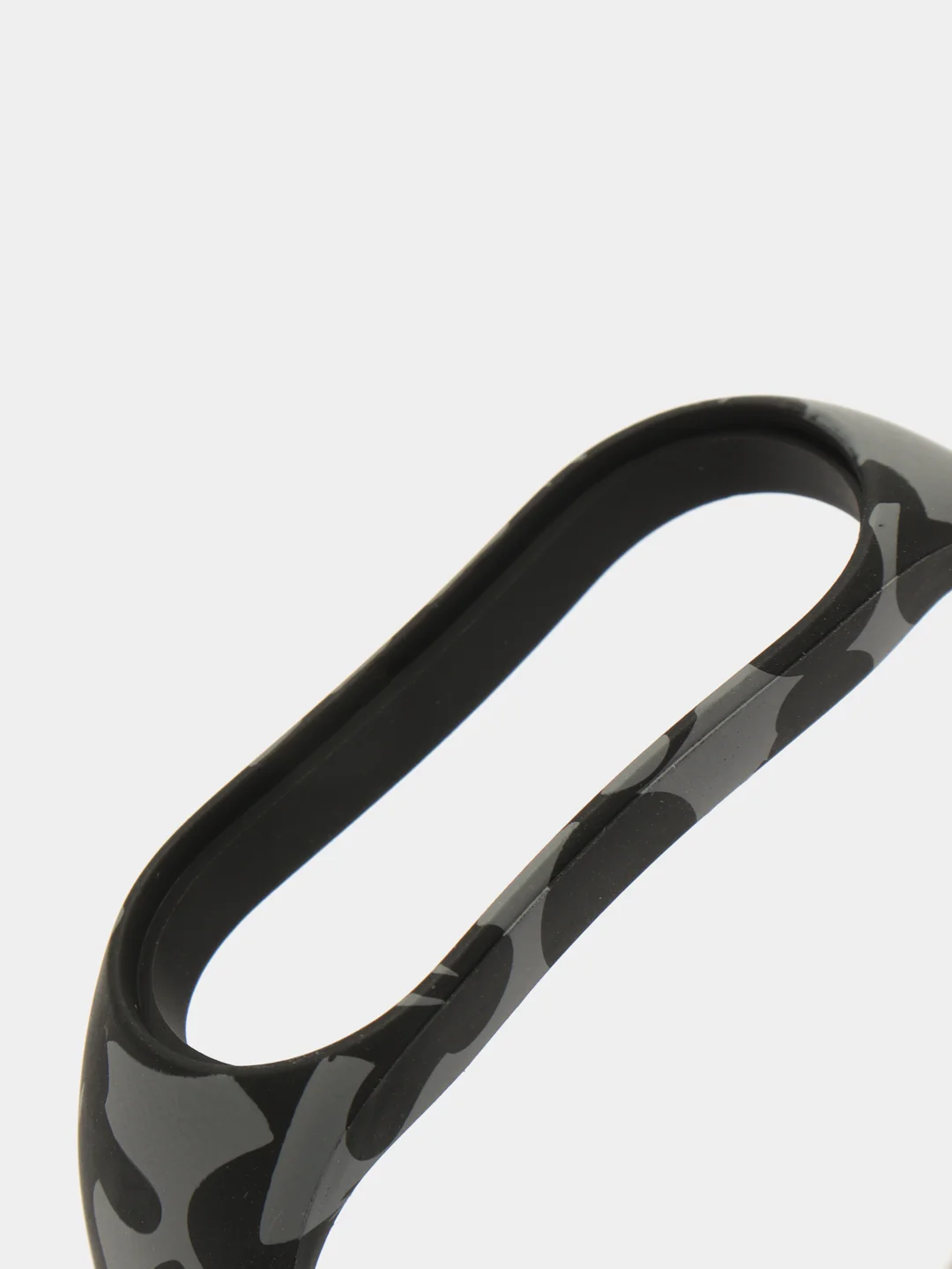 Угольный силиконовый ремешок с принтом для Xiaomi Mi Band 7 / 3 / 4 / 5 / 6