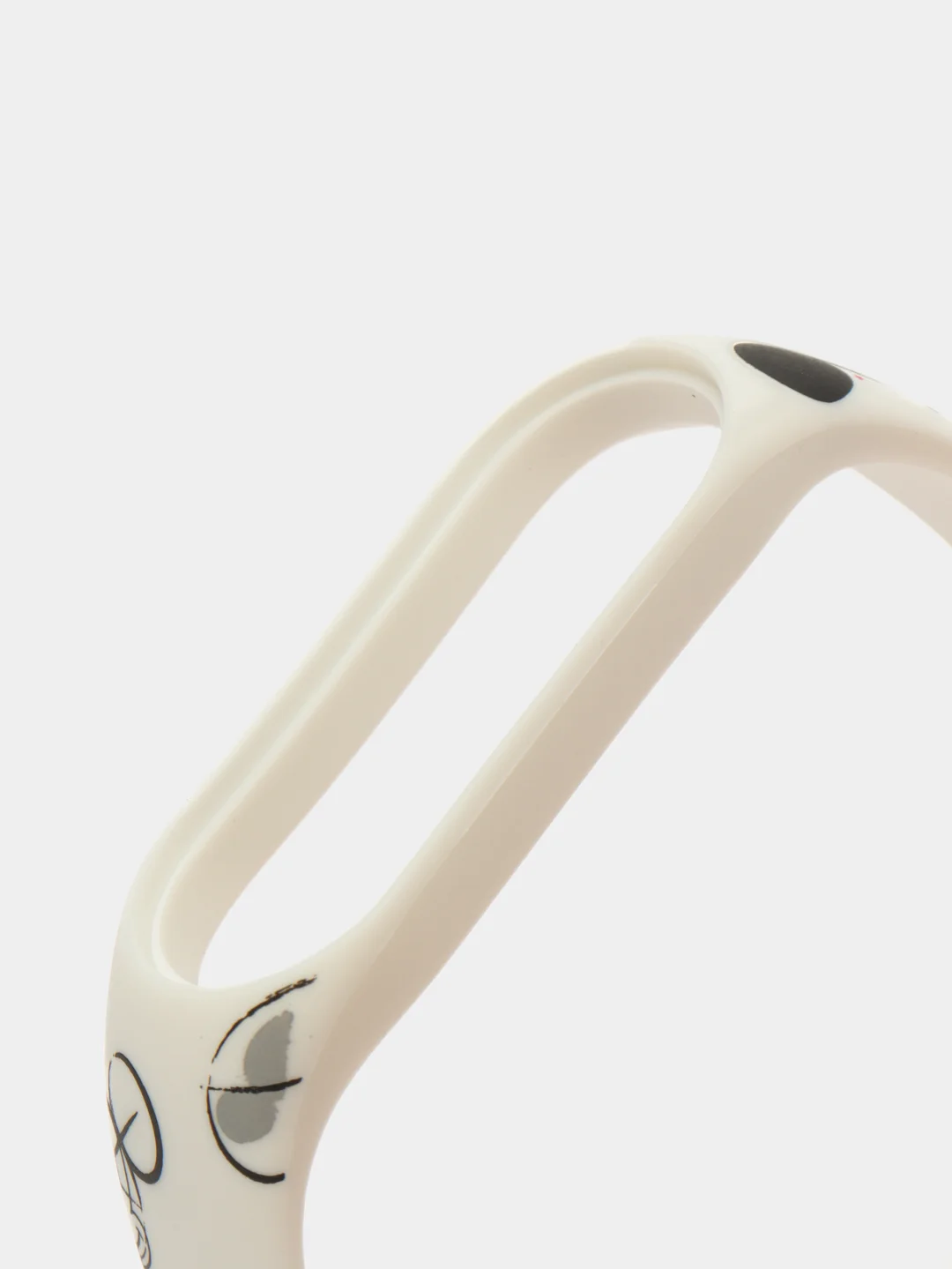 Прозрачный силиконовый ремешок с принтом для Xiaomi Mi Band 7 / 3 / 4 / 5 / 6