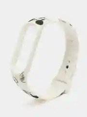 Прозрачный силиконовый ремешок с принтом для Xiaomi Mi Band 7 / 3 / 4 / 5 / 6