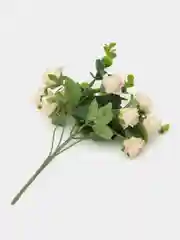 Оранжевый искусственные цветы "Мелкие розы", букет