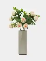 Пудровый искусственные цветы "Мелкие розы", букет