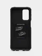 Синий чехол противоударный Samsung Galaxy A23, Самсунг Галакси А23 с металлической подставкой