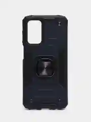 Синий чехол противоударный Samsung Galaxy A23, Самсунг Галакси А23 с металлической подставкой