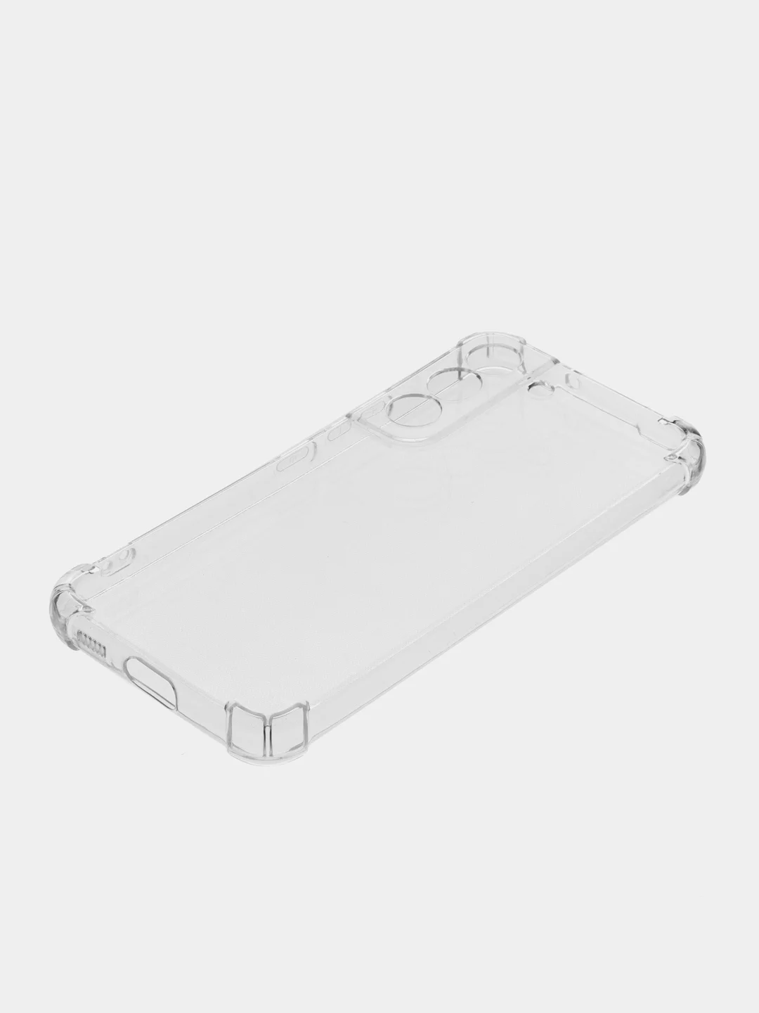 Прозрачный чехол Samsung Galaxy S22 (Самсунг Галакси С22), прозрачный, силиконовый, противоударный